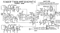 Fender Twin-6G8 - Schematic 